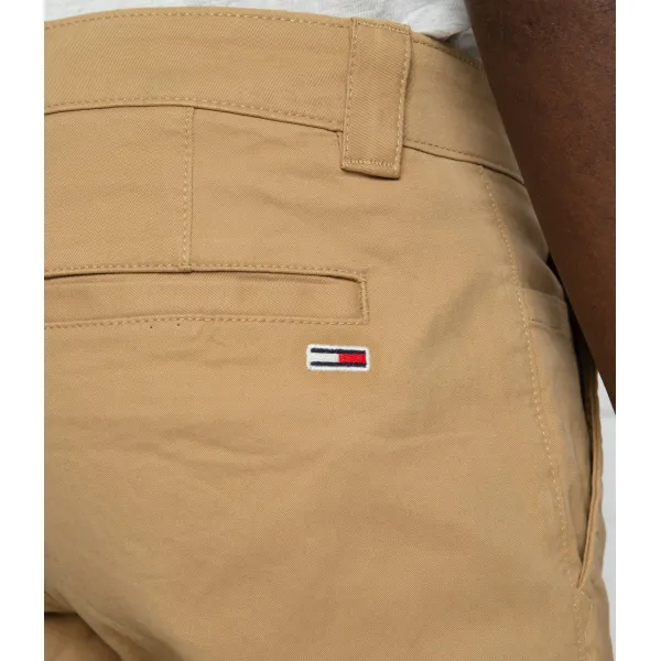 Брюки-Чиносы узкого кроя в стиле скантон Tommy Hilfiger, коричневый — фото 4