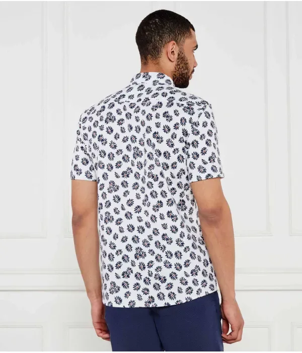 Рубашка P-ROAN-ken-SH-C1-242 slim fit Boss, белый — фото 3