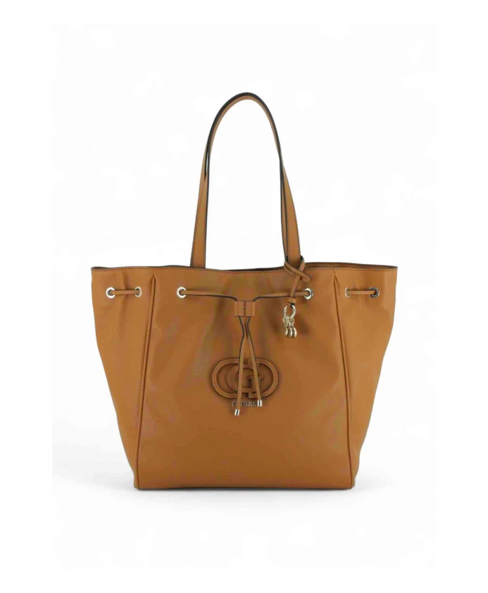 

Сумка-Тоут Calebra на завязках Guess, коричневый