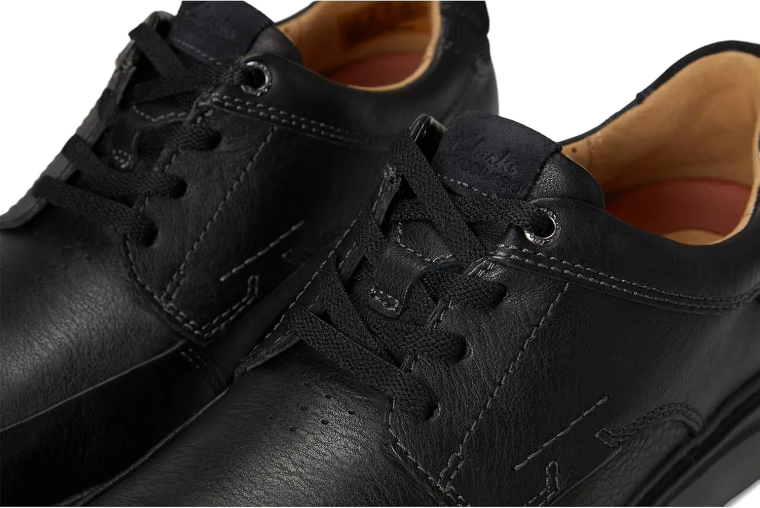 Мужские туфли Clarks Un Briley с шнурками, черный — фото 3