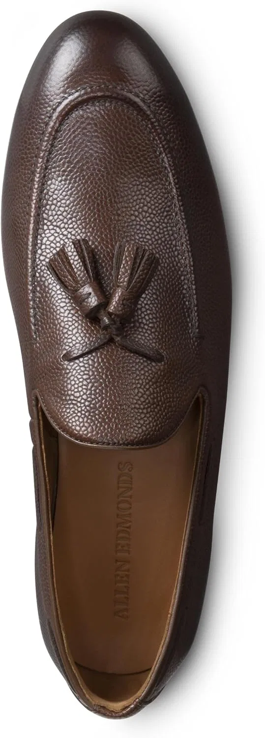 Лоферы с кисточками Allen Edmonds, коричневая кожа — фото 4
