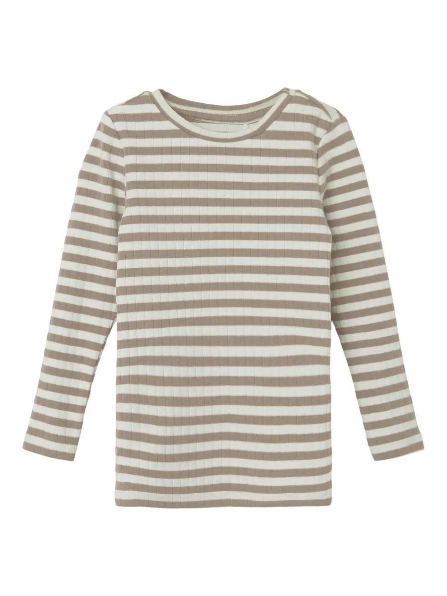 

Футболка Name It "NMFSURAJA XSL LS TOP NOOS", цвет Mocha Meringue