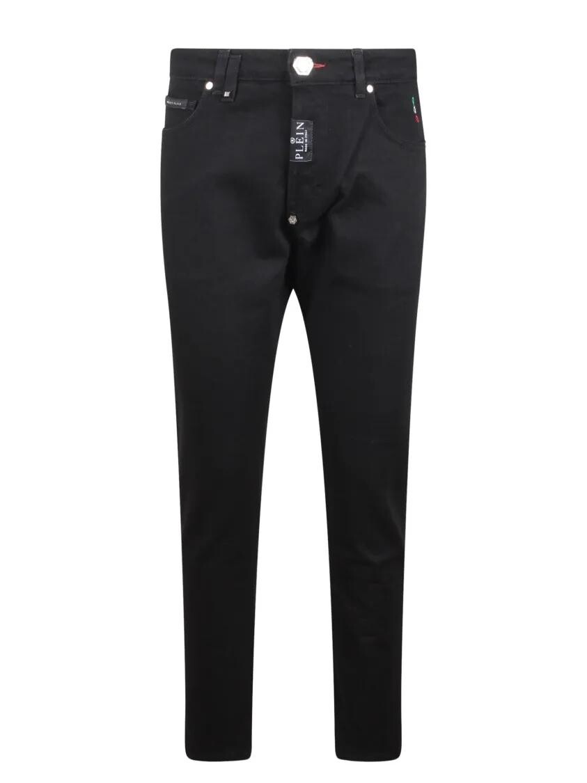 

Джинсовые брюки скинни Philipp Plein, черный