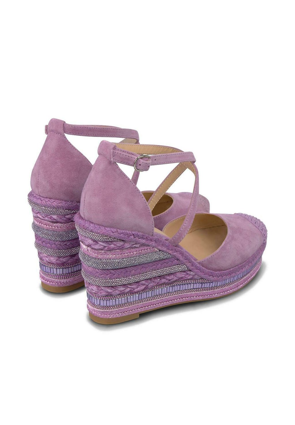 Босоножки на танкетке Espadrilles Alma en Pena, фиолетовый — фото 4