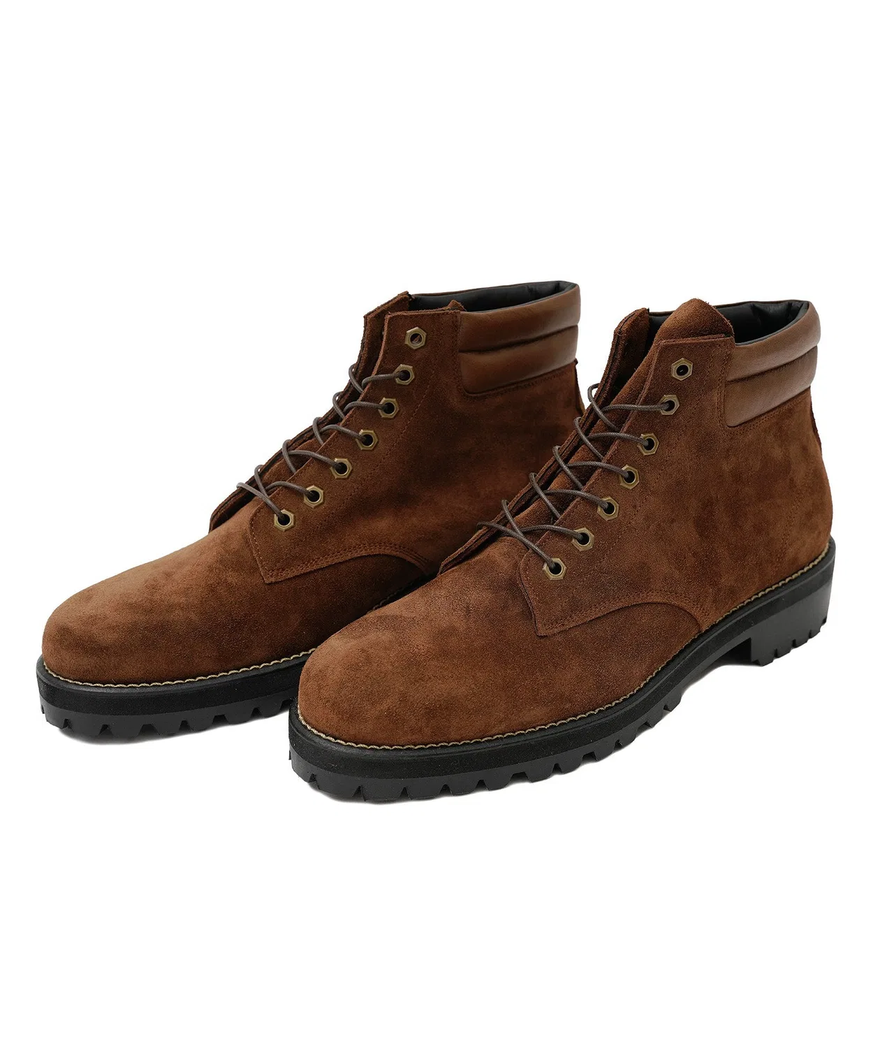 Ботинки шнурованные Tomo & Co COOTIE 7 HOLE LACE UP BOOTS коричневые — фото 2