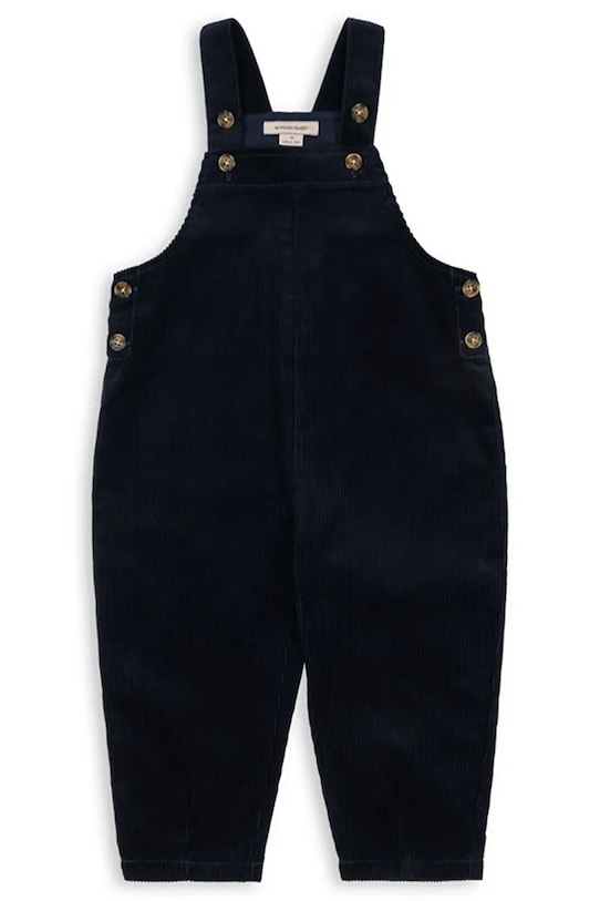 

Детские хлопковые брюки SULLY OVERALL GOTS Konges Sløjd, темно-синий