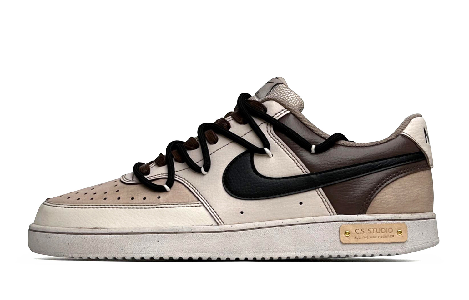 

Кроссовки Nike Court Vision 1 Skateboard Shoes Men Low-Top Brown