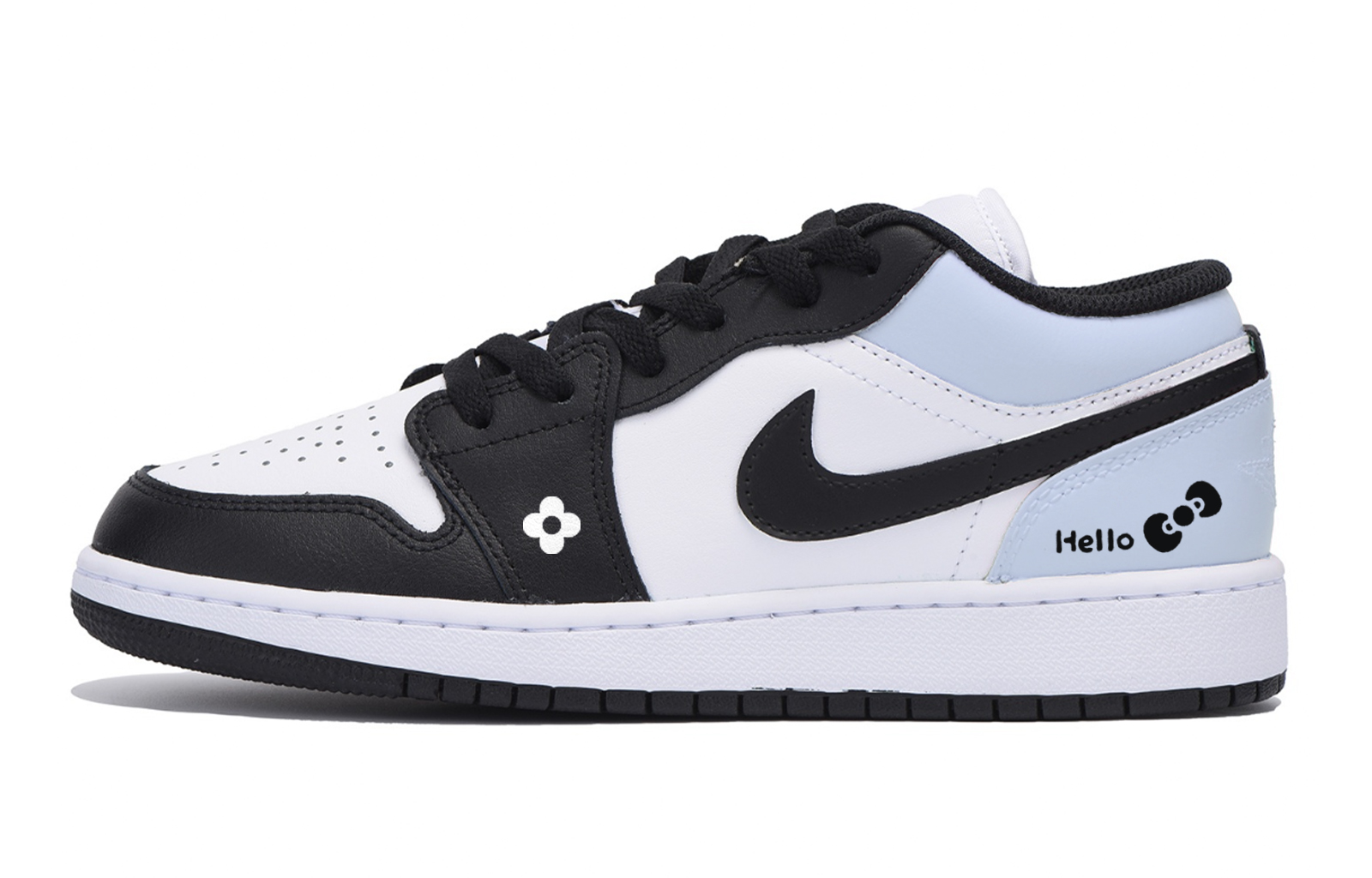 

Jordan Баскетбольные кроссовки Air 1 Urban Chic Style Vintage Low Top, мужские, белые, синие