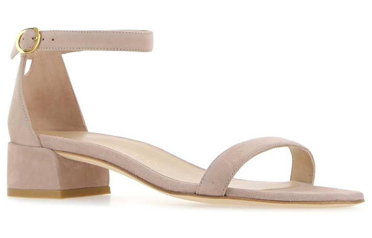 Сандалии Stuart Weitzman с одной лямкой женские светло-розовые — фото 3