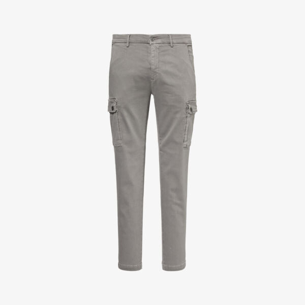 

Джинсы Jaan hypercargos slim-fit с зауженными штанинами и эластичными вставками Replay, серый