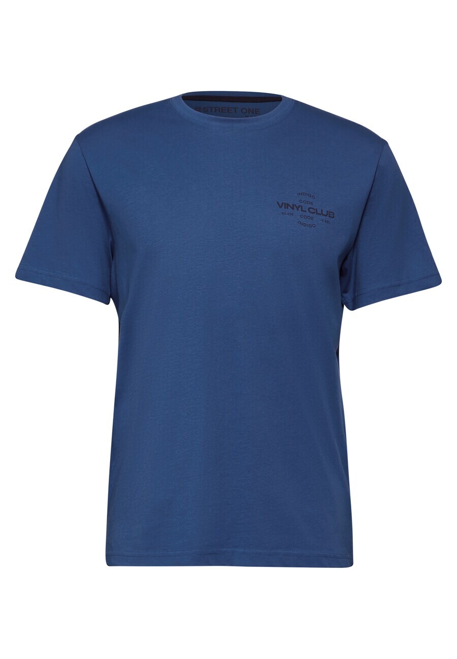 

Классическая футболка Street One MEN Shirt, цвет navy/dark blue