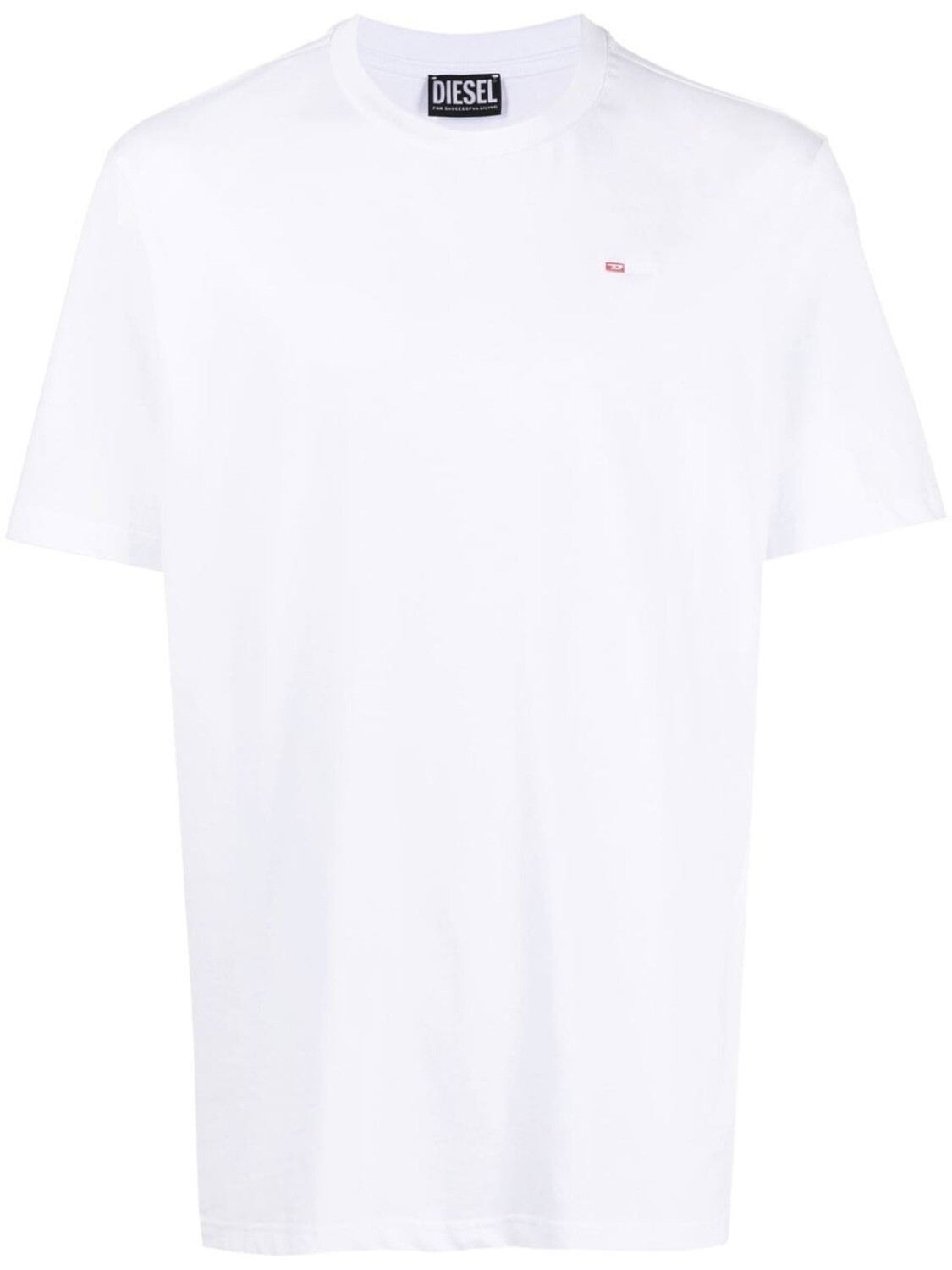 

Diesel футболка T-Just-Microdiv с вышитым логотипом, белый
