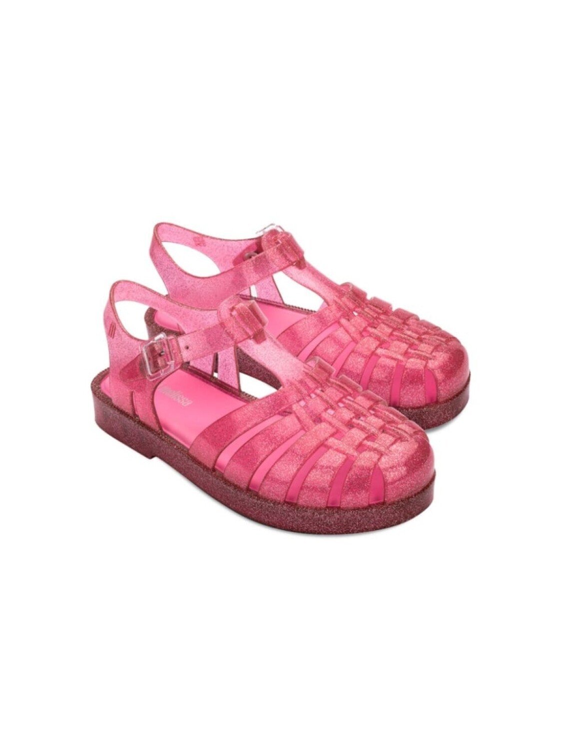

Сандалии с пряжками Mini Melissa, розовый