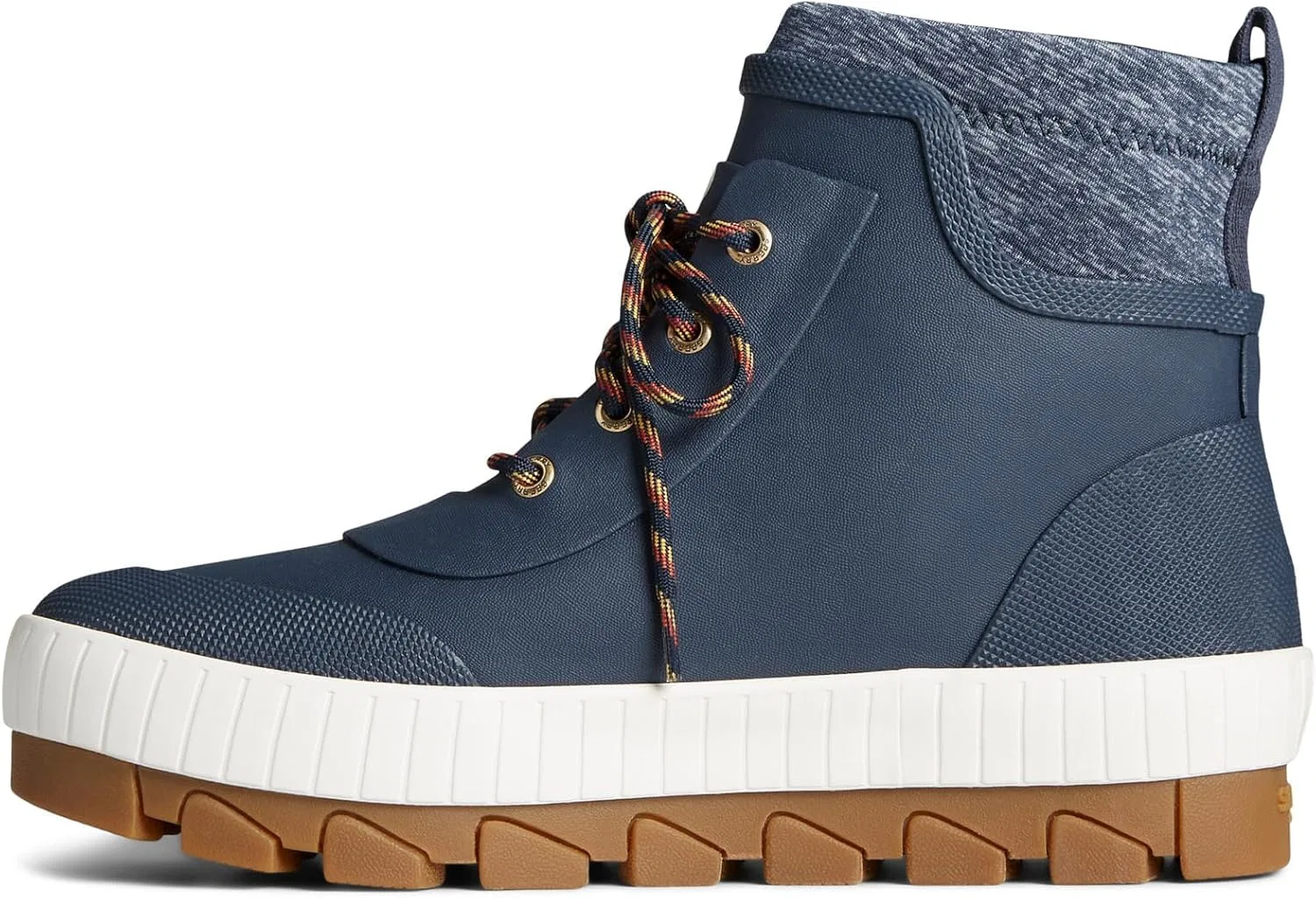 Женские резиновые ботинки Sperry Torrent на шнуровке, Navy Blue Rubber — фото 4