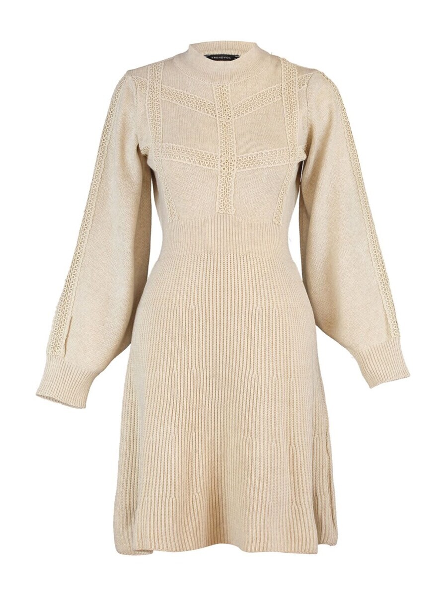

Платье Trendyol Knitted dress, светло-бежевый