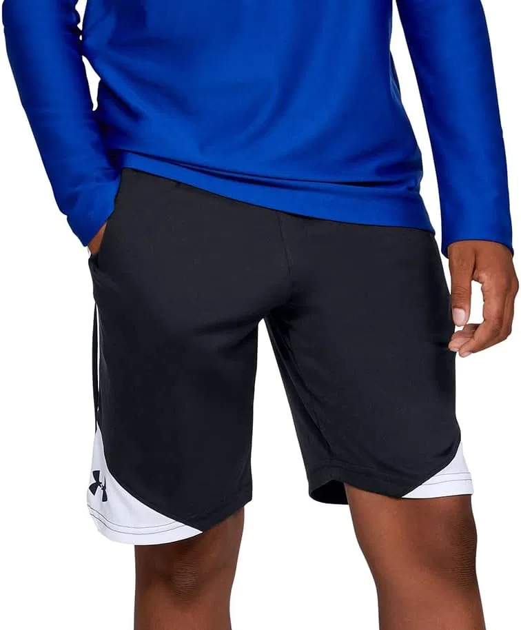 Шорты для тренировок Under Armour, черные/белые