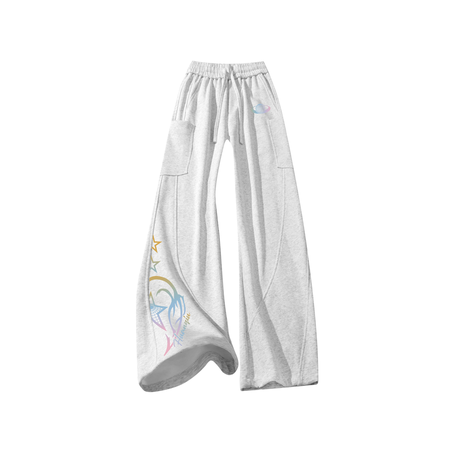 

Вязаные спортивные штаны Unisex HUANQIU, черный