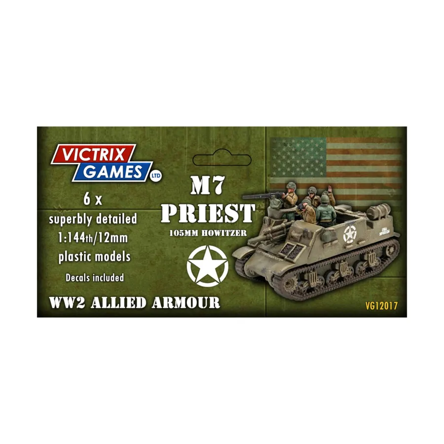 

M7 Priest с гаубицей, Historical Miniatures - WWII - Allied (Victrix) (12mm)