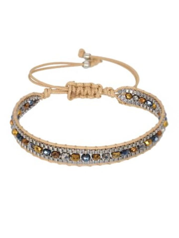 

Saraswati Design Браслет Nonbook "Кристалл", бежевый