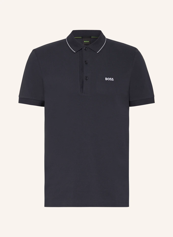 

Paule slim fit рубашка-поло из пике Boss, синий