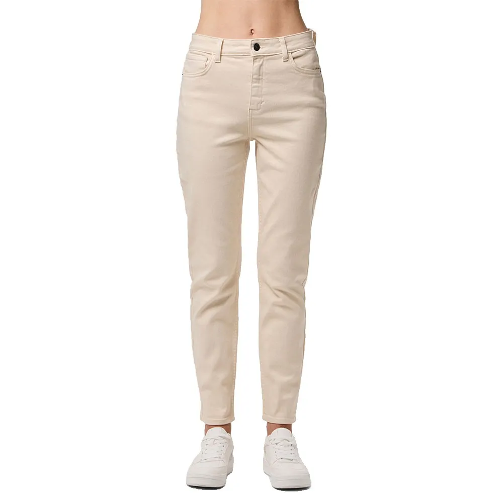 

Джинсы Pieces Bella Od Ankle high waist jeans, бежевый