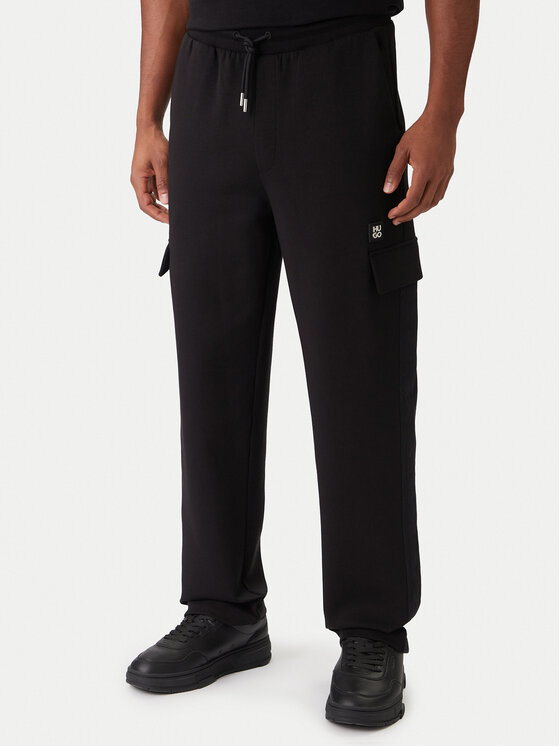 

Спортивные брюки relaxed fit Danovopan 50546376 Hugo, черный