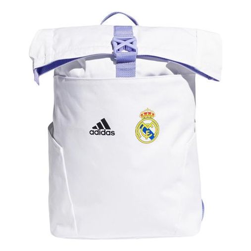 

Рюкзак adidas Real Madrid Printing Large Capacity Backpack Unisex White / Purple, белый