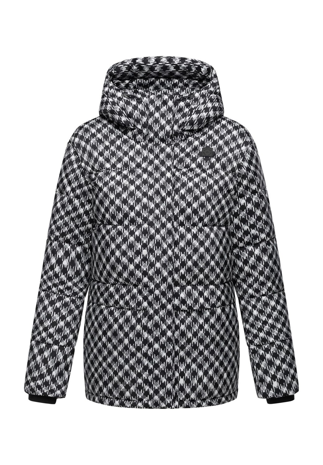 

Стеганая куртка Wikesh принт Ragwear, черный