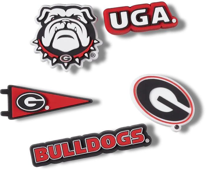 

Джиббитсы University of Georgia 5 Pack Crocs