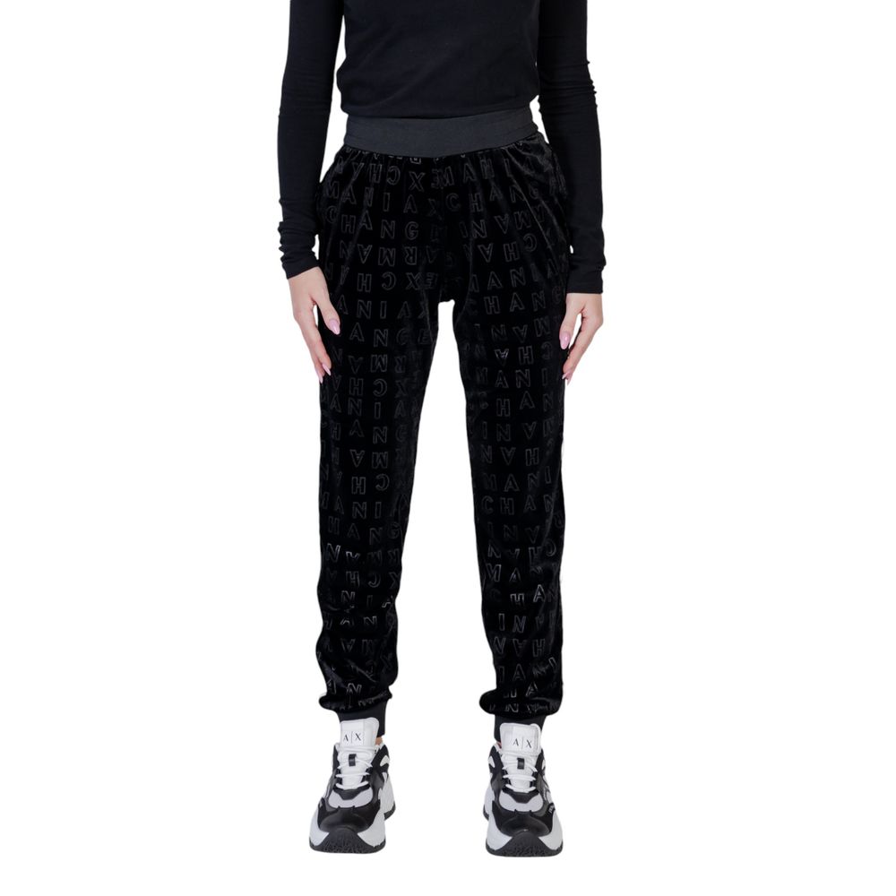 

Черные джинсы и брюки из полиэстера Armani Exchange