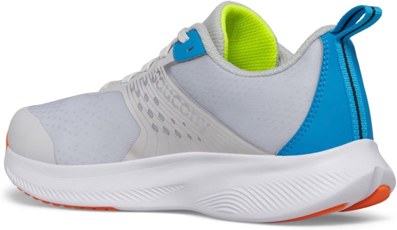 Детские кроссовки Saucony Unisex-Child Ride Kidz, синий/серый — фото 4