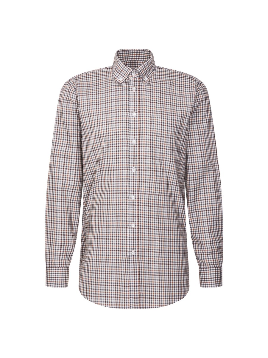 

Рубашка делового покроя Regular Fit SEIDENSTICKER, коричневый