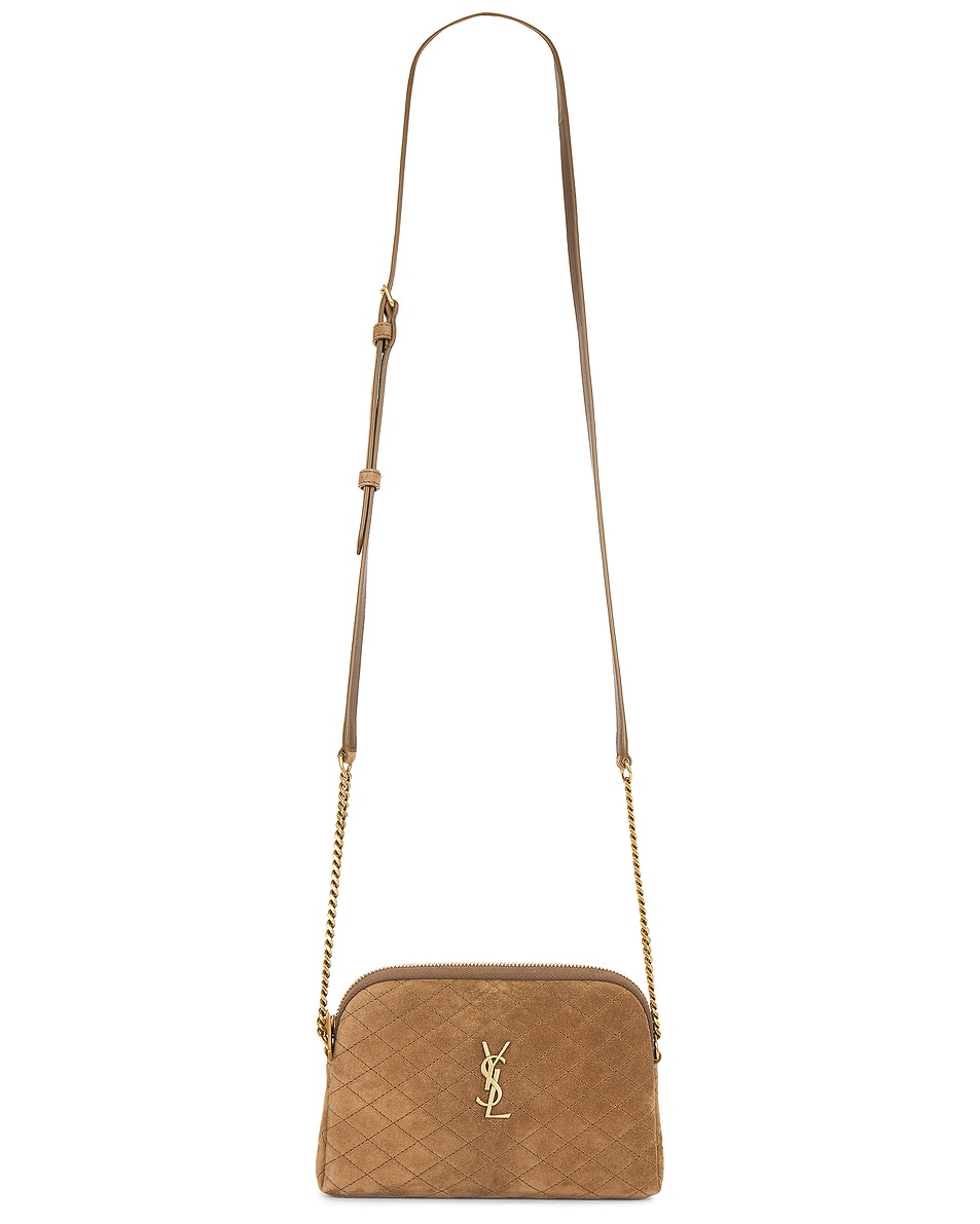 

Сумка-кошелек на молнии с цепочкой Saint Laurent, Golden Leaf
