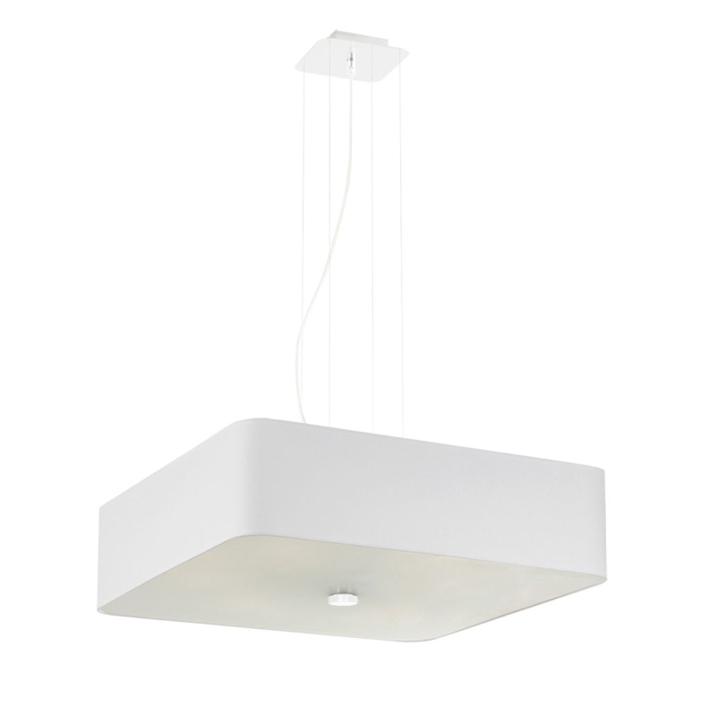 

Люстра LOKKO 55 белая 5хЕ27 60Вт ткань, стекло, сталь 105х55х55см Sollux Lighting