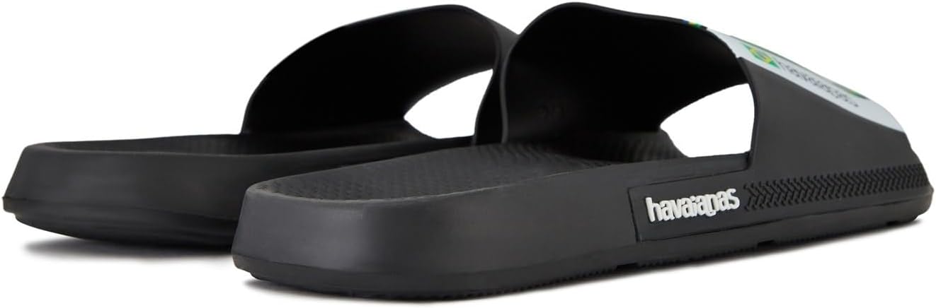 Сандалии Havaianas Slide Brazil унисекс, черный — фото 4