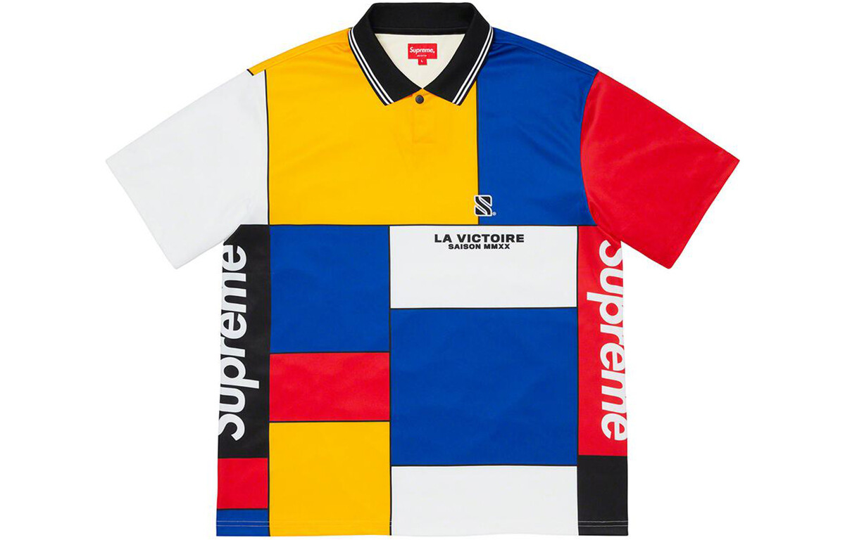 

Футболка-поло FW20 унисекс Supreme, фиолетовый