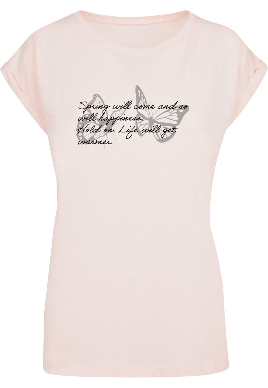 

Футболка Merchcode Shirt Spring Saying, розовый