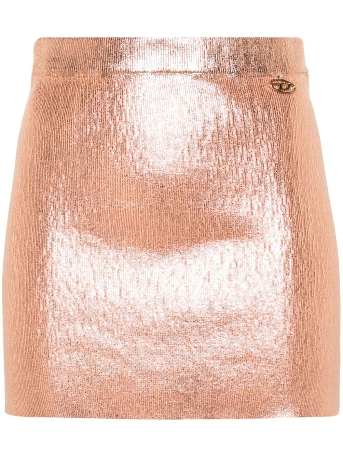 

Diesel трикотажная мини-юбка с пряжкой Oval D, оранжевый