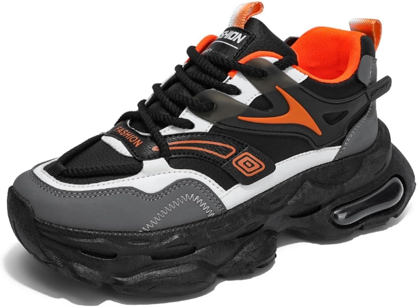 

Мужские повседневные спортивные кроссовки для тенниса, работы, прогулок и тренировок, массивные модные кроссовки с шнуровкой, амортизирующей подошвой для занятий спортом на открытом воздухе Generic, серый