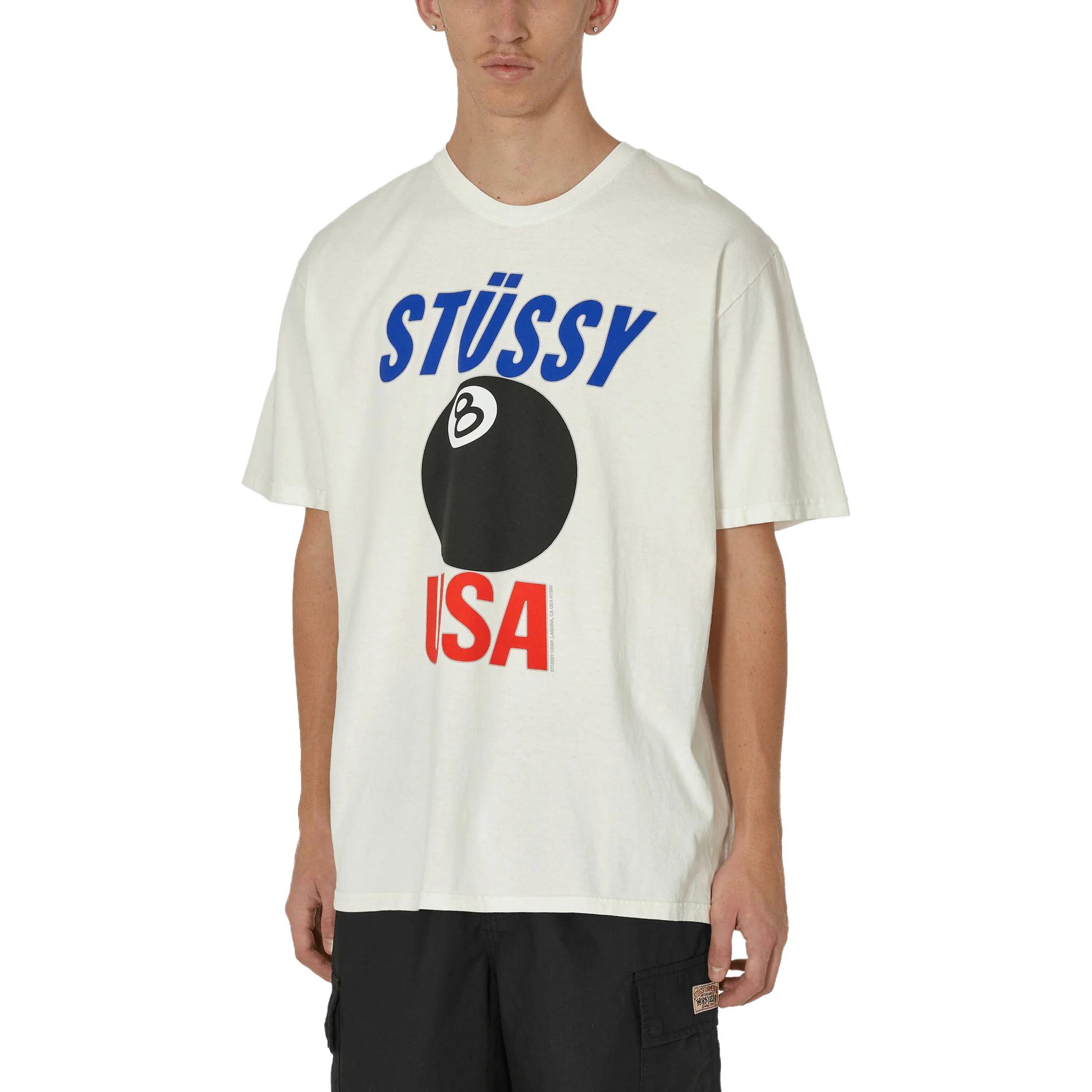 

Футболка Stussy с пигментной окраской, желтая