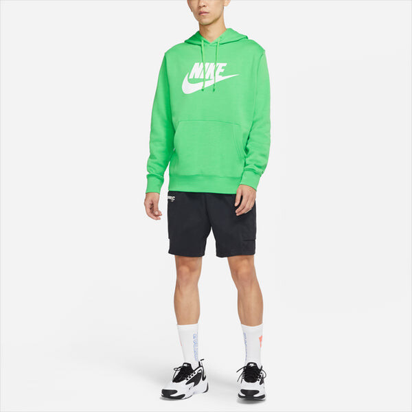 Толстовка Nike Sportswear Club Fleece Large Logo Printing Grass Green, мультиколор — фото 3