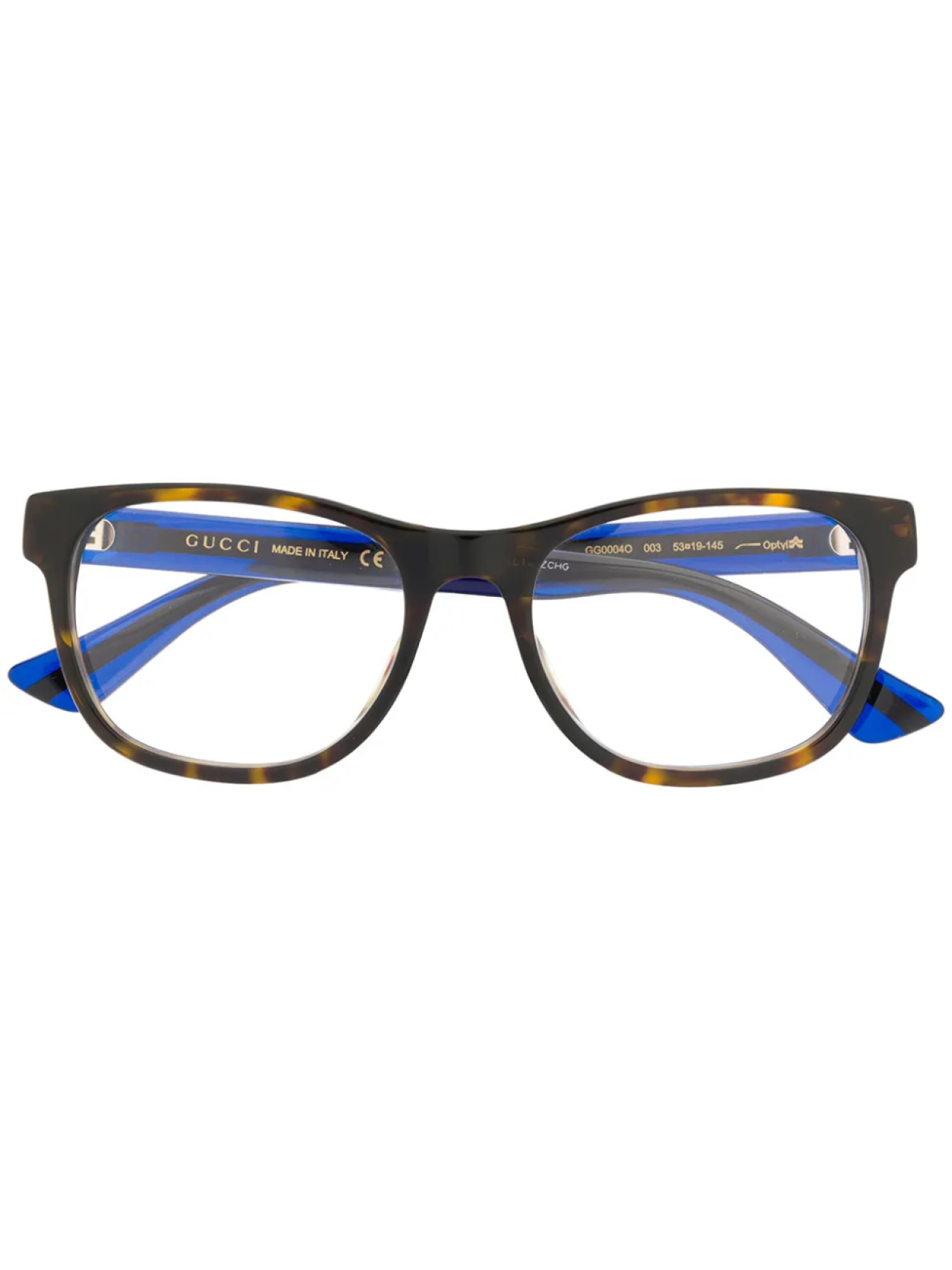 

Очки в квадратной оправе Gucci Eyewear, коричневый