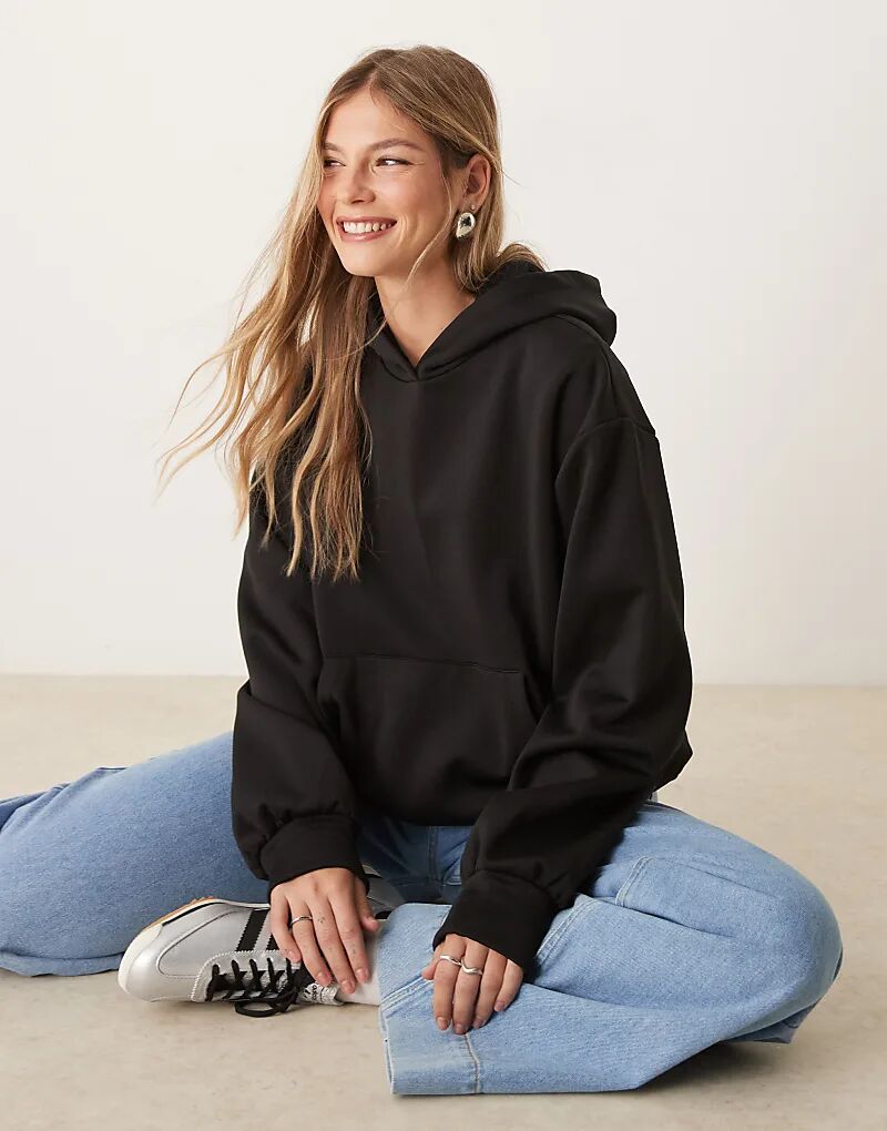 

Толстовка с капюшоном черного цвета ASOS DESIGN