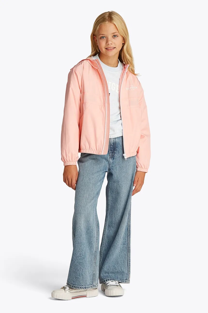 

Детская куртка Tommy Hilfiger, розовый