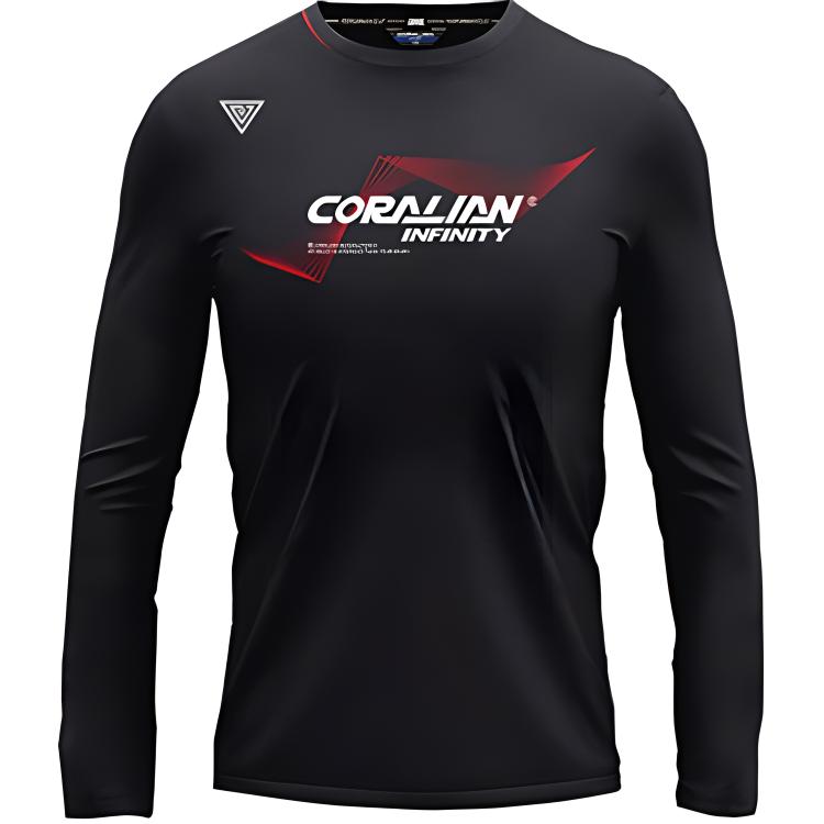 

Футболка женская черная CORALIAN