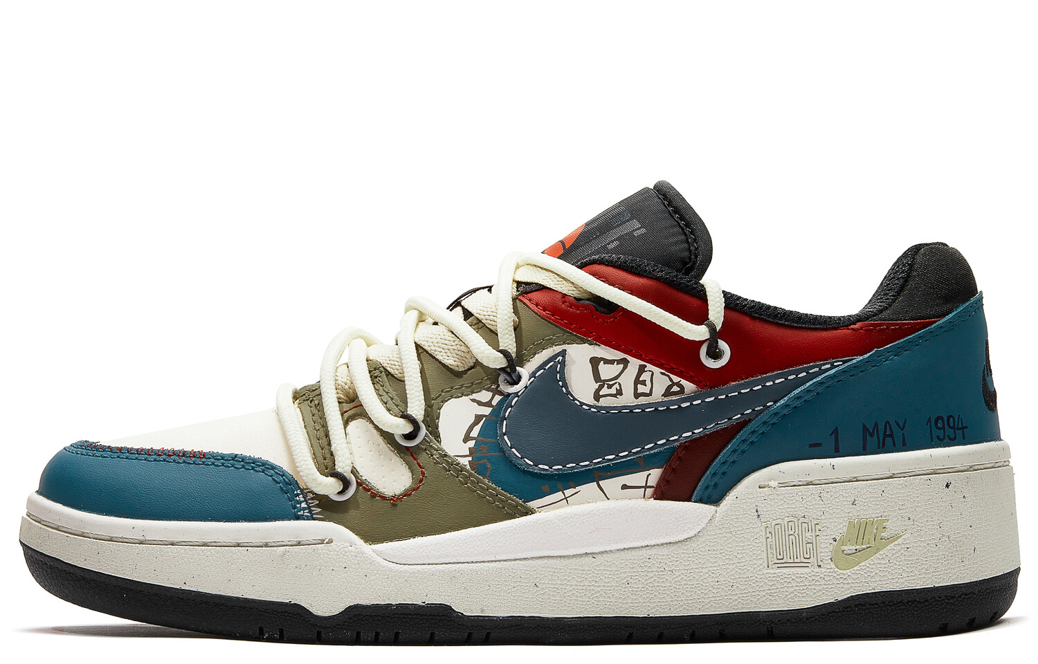 

Мужские кроссовки для скейтбординга Full Force Low-Top, синий/белый Nike