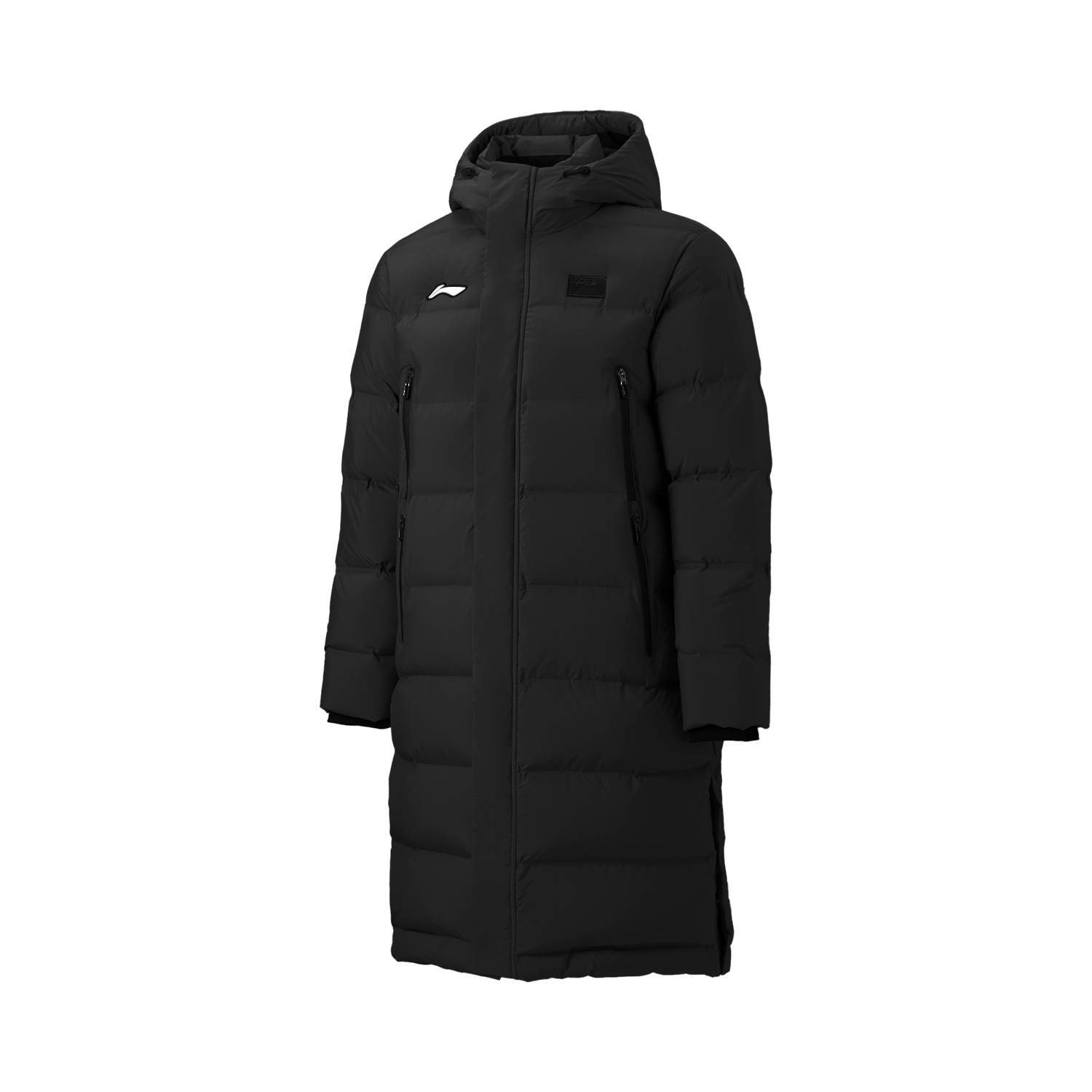 

LINING Унисекс черная куртка пуховик для бадминтона, Black
