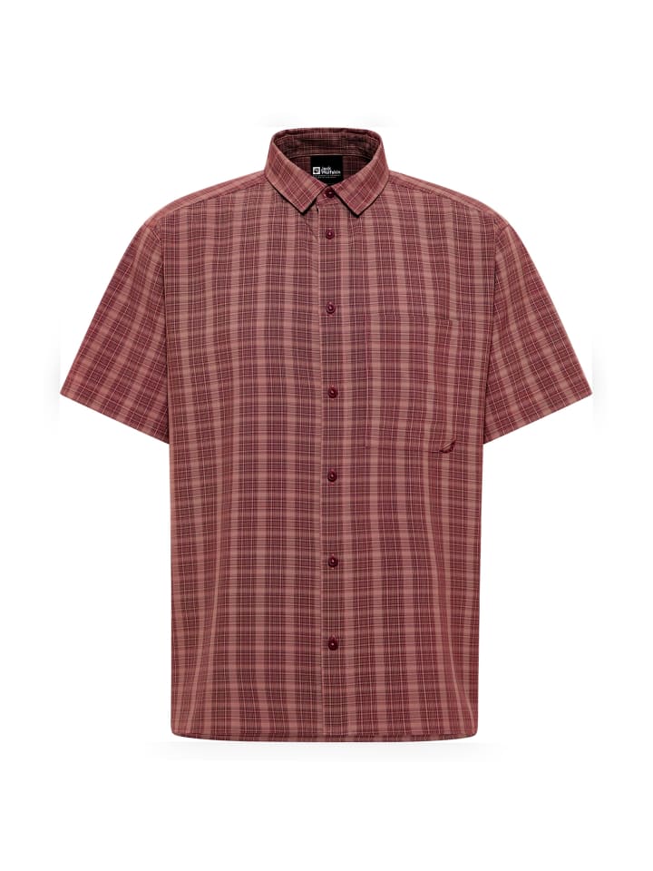 

Рубашка Meseta M, красный цвет Jack Wolfskin