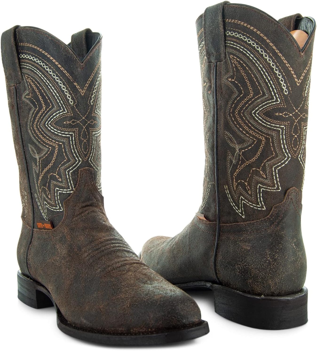 

Мужские ковбойские ботинки Soto из состаренной кожи Soto Boots, коричневый