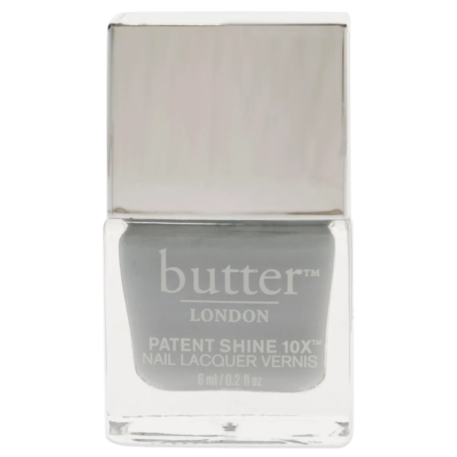 Лак для ногтей Patent Shine 10X - London Fog от Butter London для женщин - 0,2 унции, серый